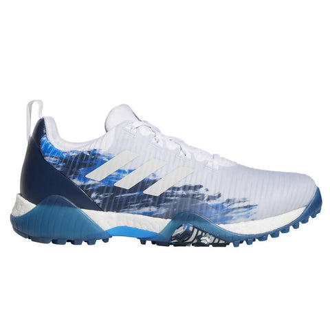 Chaussures de golf Adidas CodeChaos Blanc/Bleu Men
