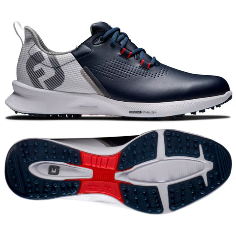 Chaussures de golf Footjoy Fuel Navy/Blanc Men