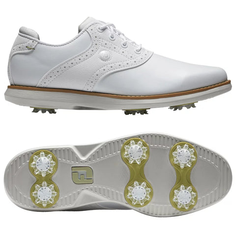 Chaussures de golf Footjoy Tradition Blanc Women
